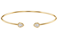 Capri Pear Diamond Cuff