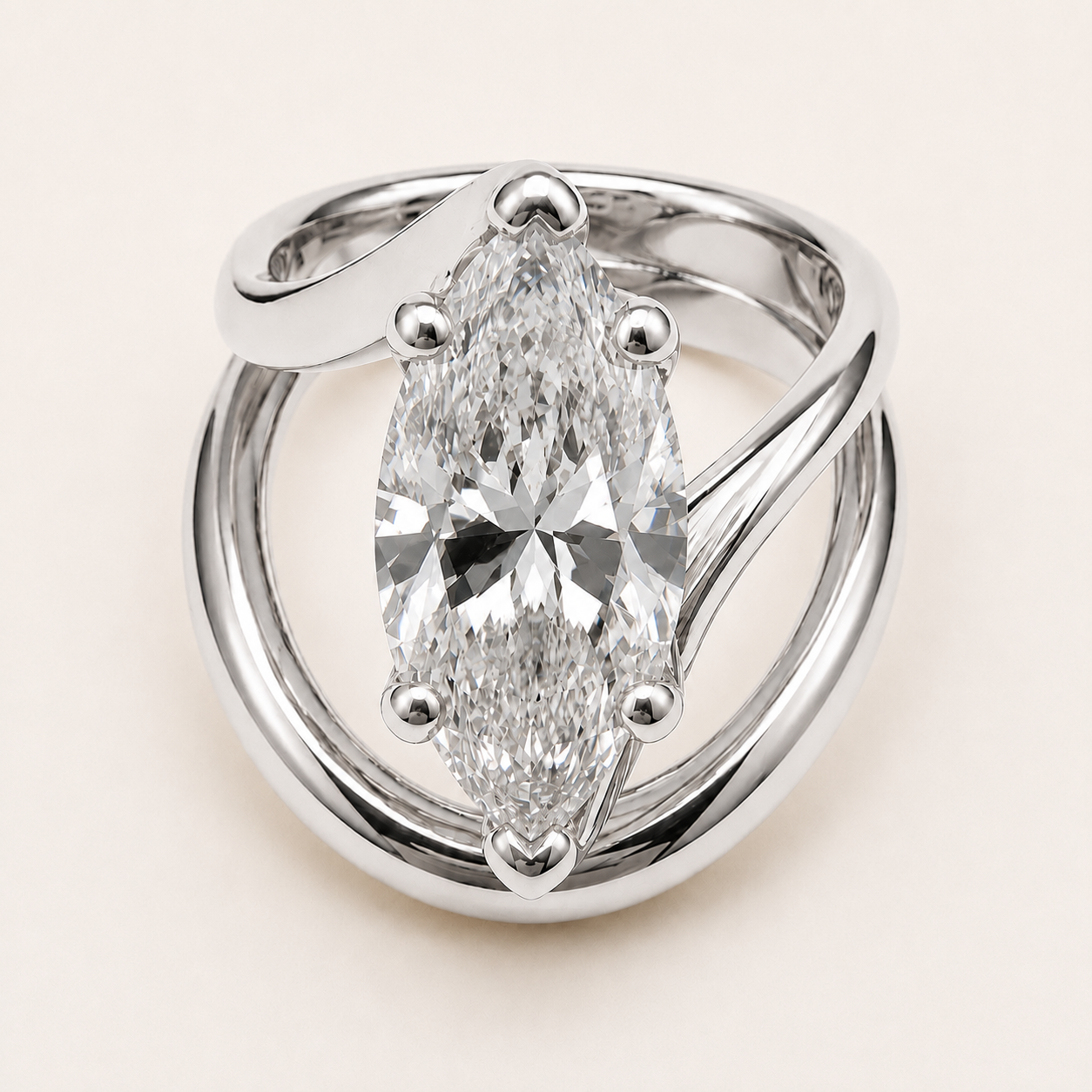 Monroe Marquise Engagement Ring