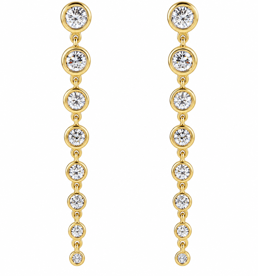 Twilight Diamond Drop Earrings