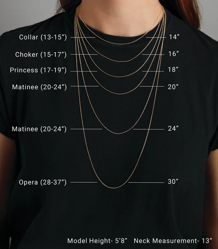 Dainty Paloma Puffy Mariner Necklace