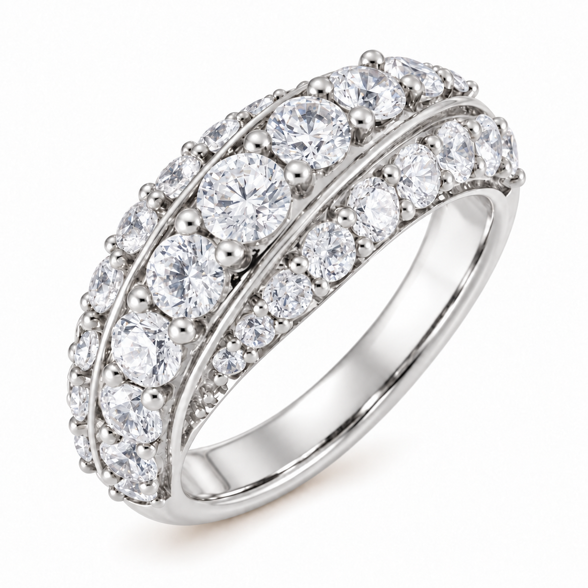 Diamond Croissant Ring