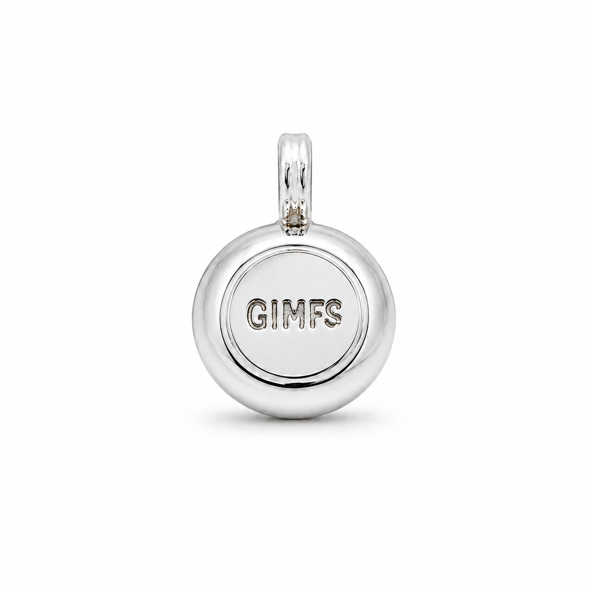 Stardust Round Diamond Button Back Charm
