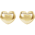 Baby Cutie Puffy Heart Earrings