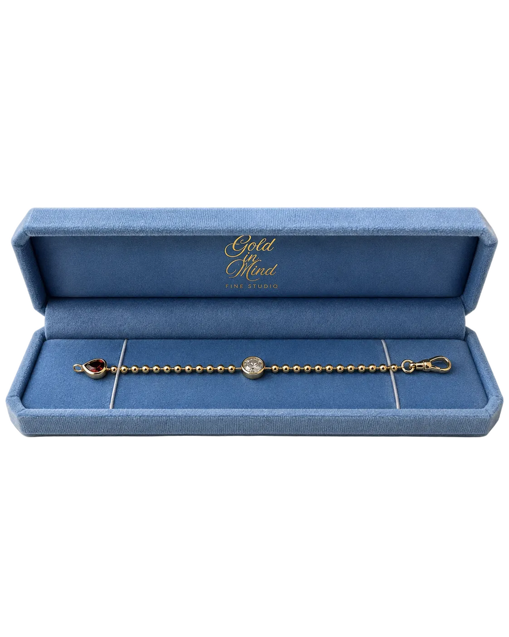 Grande Gold Core Memory Ball Chan Bracelet