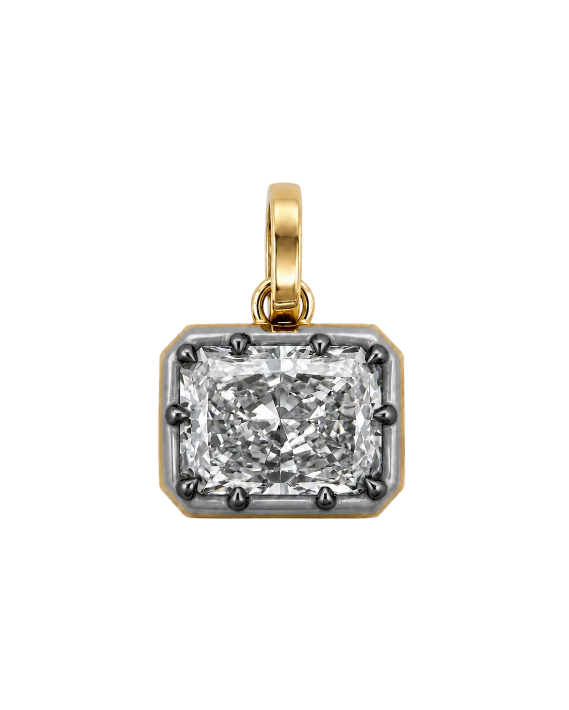 Midnight Radiant Diamond Pendant