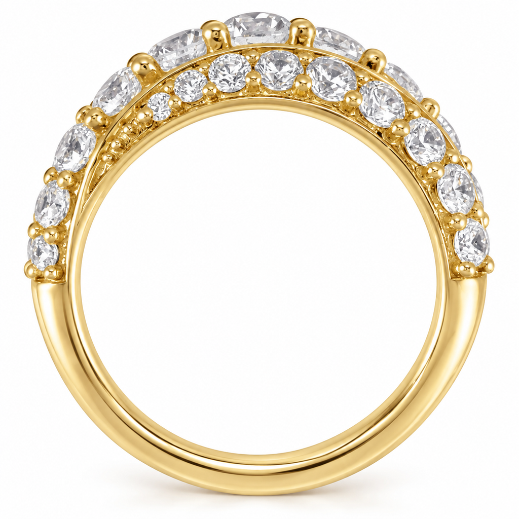 Diamond Croissant Ring
