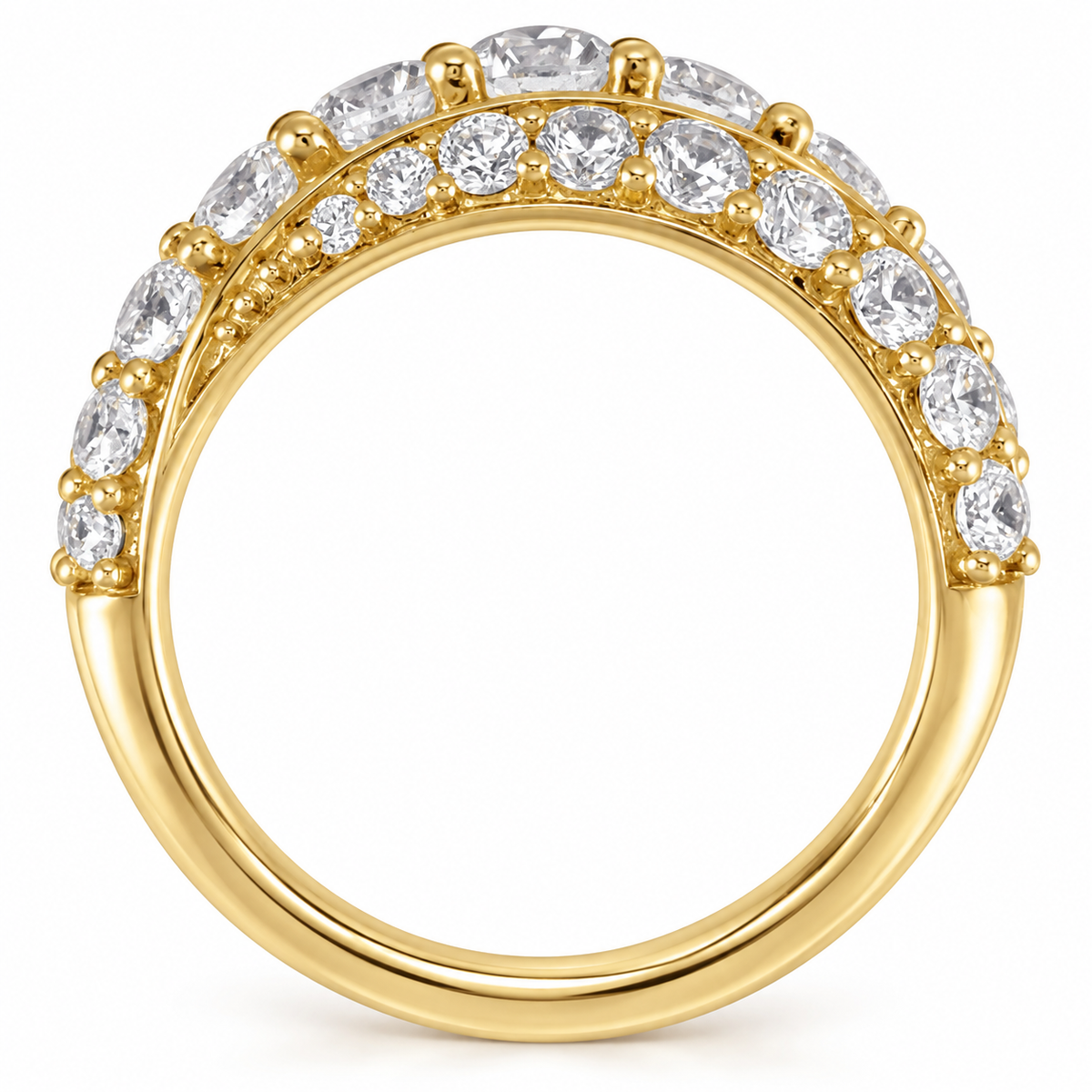 Diamond Croissant Ring