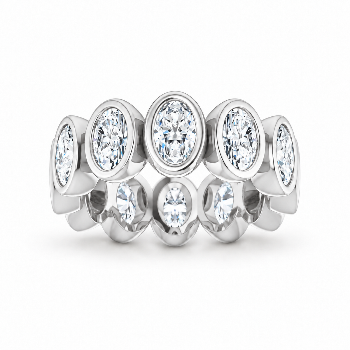 Dove Oval Eternity Band