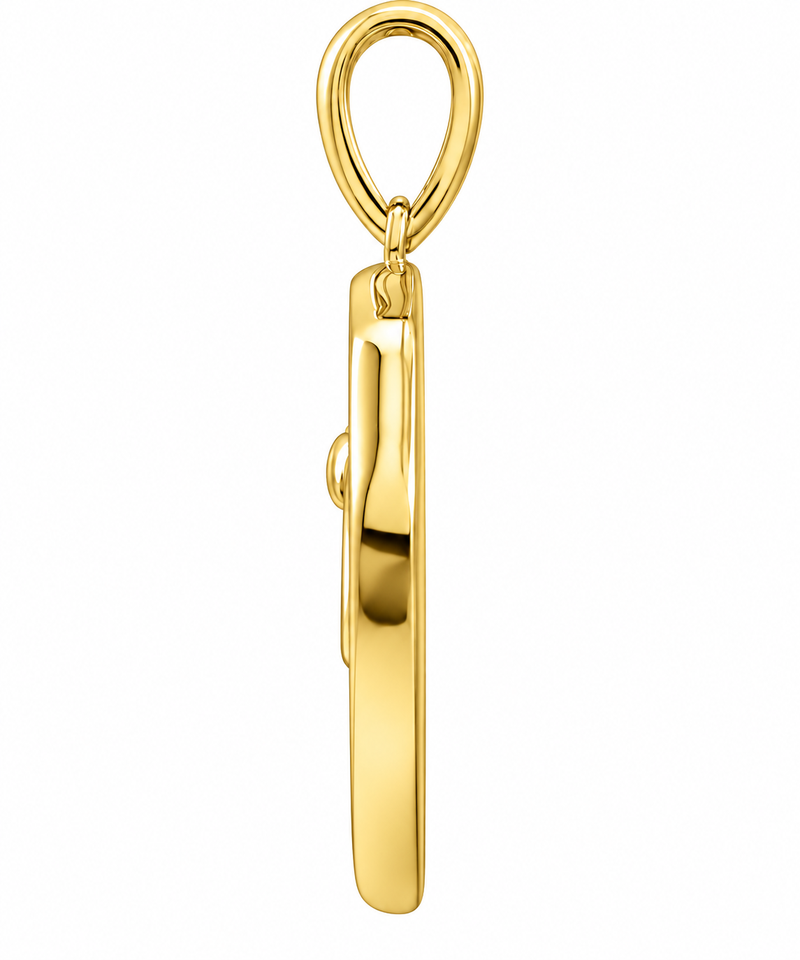 Crescent Moon & Stars Diamond Pendant