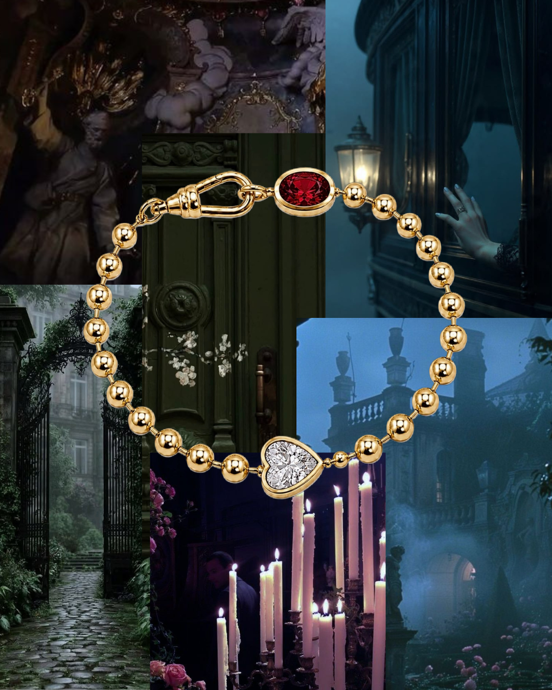 Grande Gold Core Memory Ball Chan Bracelet