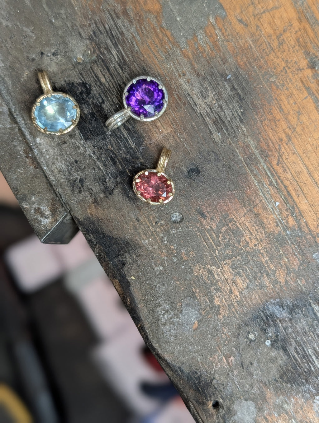 Grande Stardust Gemstone Charm in Galaxy