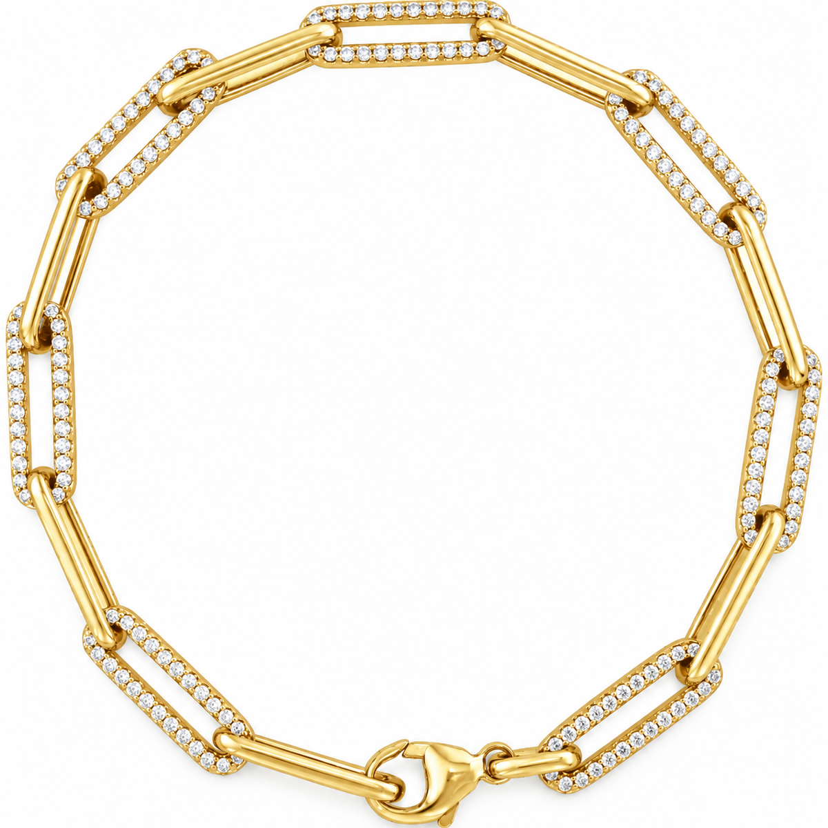Paris Diamond Link Bracelet