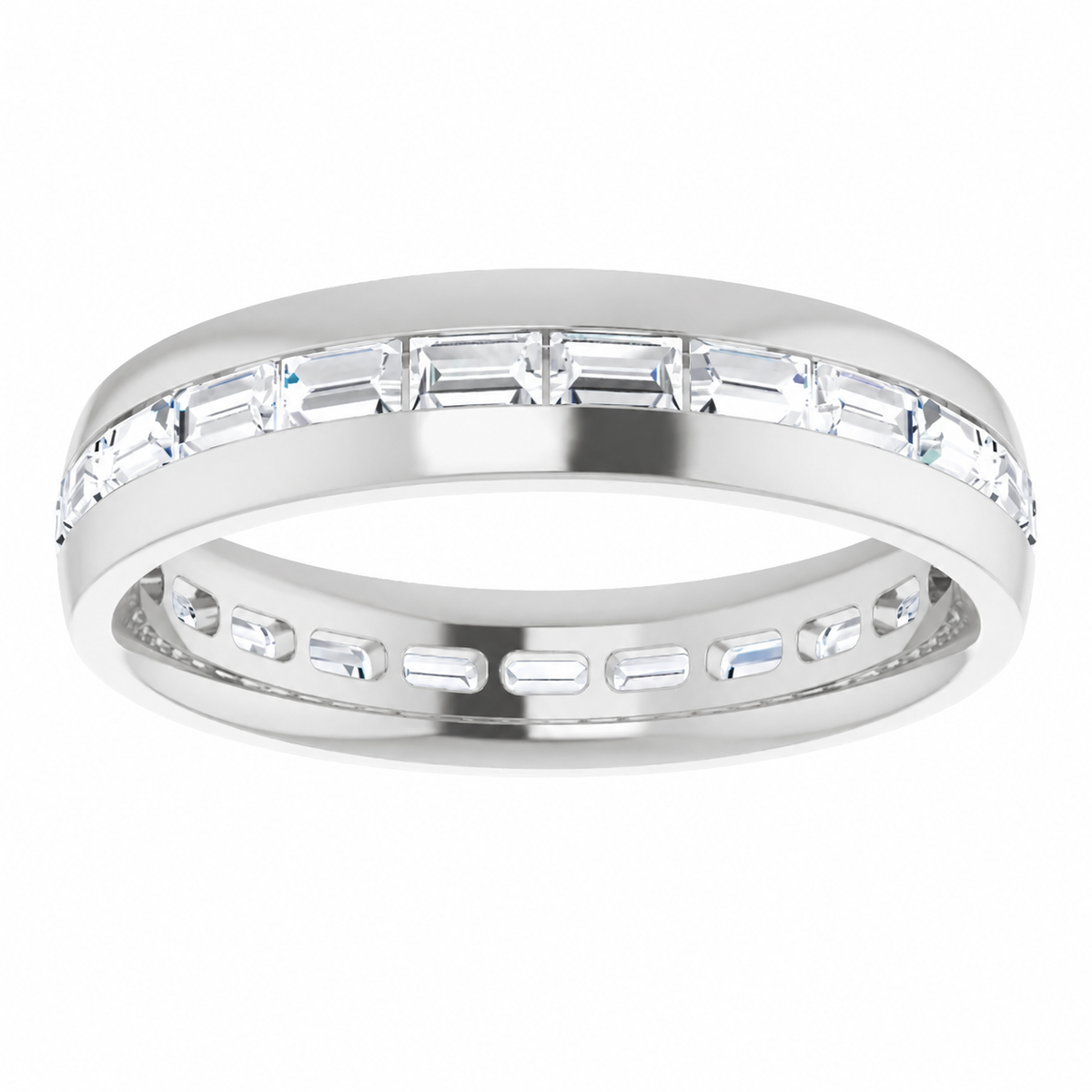 Gaby Baguette Diamond Eternity Band