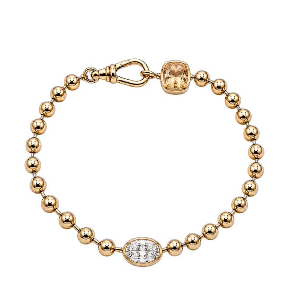 Grande Gold Core Memory Ball Chan Bracelet
