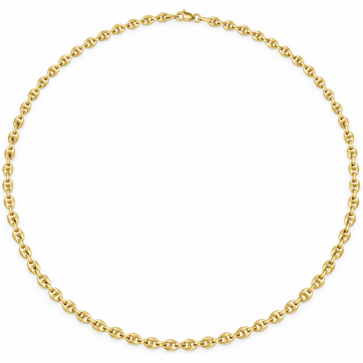 Dainty Paloma Puffy Mariner Necklace