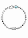 Silver Core Memory Ball Chain Bracelet