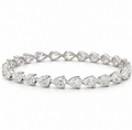 Perfect Pear Diamond Tennis Bracelet