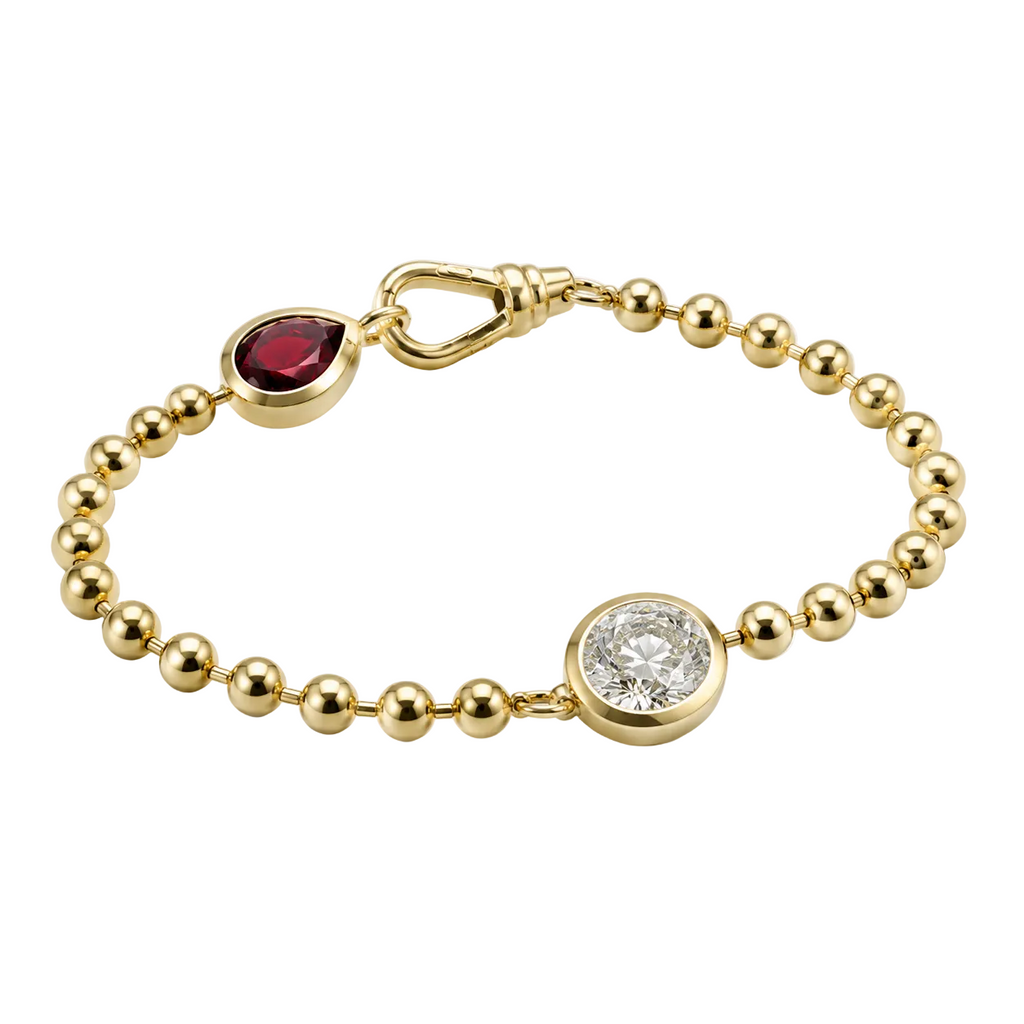 Grande Gold Core Memory Ball Chan Bracelet