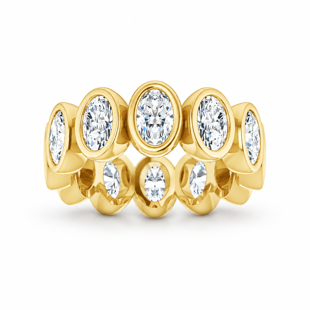 Dove Oval Eternity Band