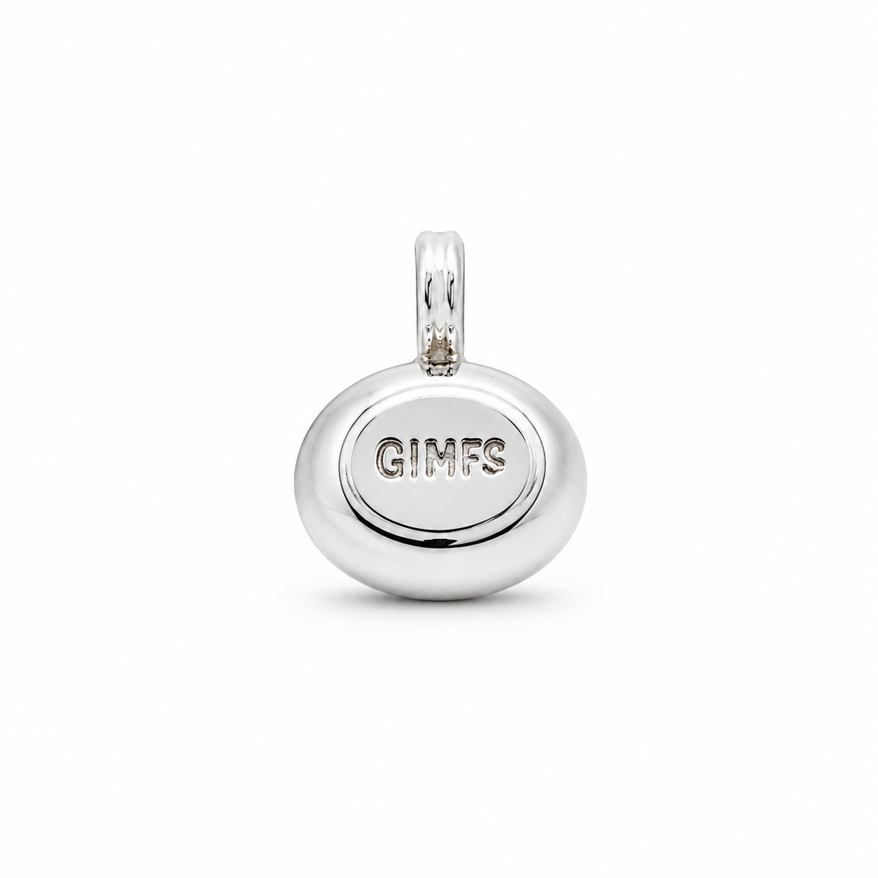 Stardust Oval Diamond  Button Back Charm