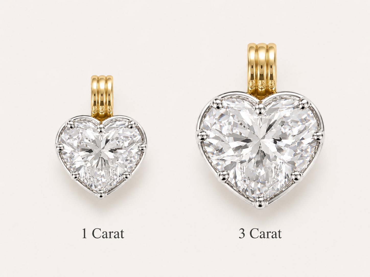 Lovely Heart Diamond Pendant