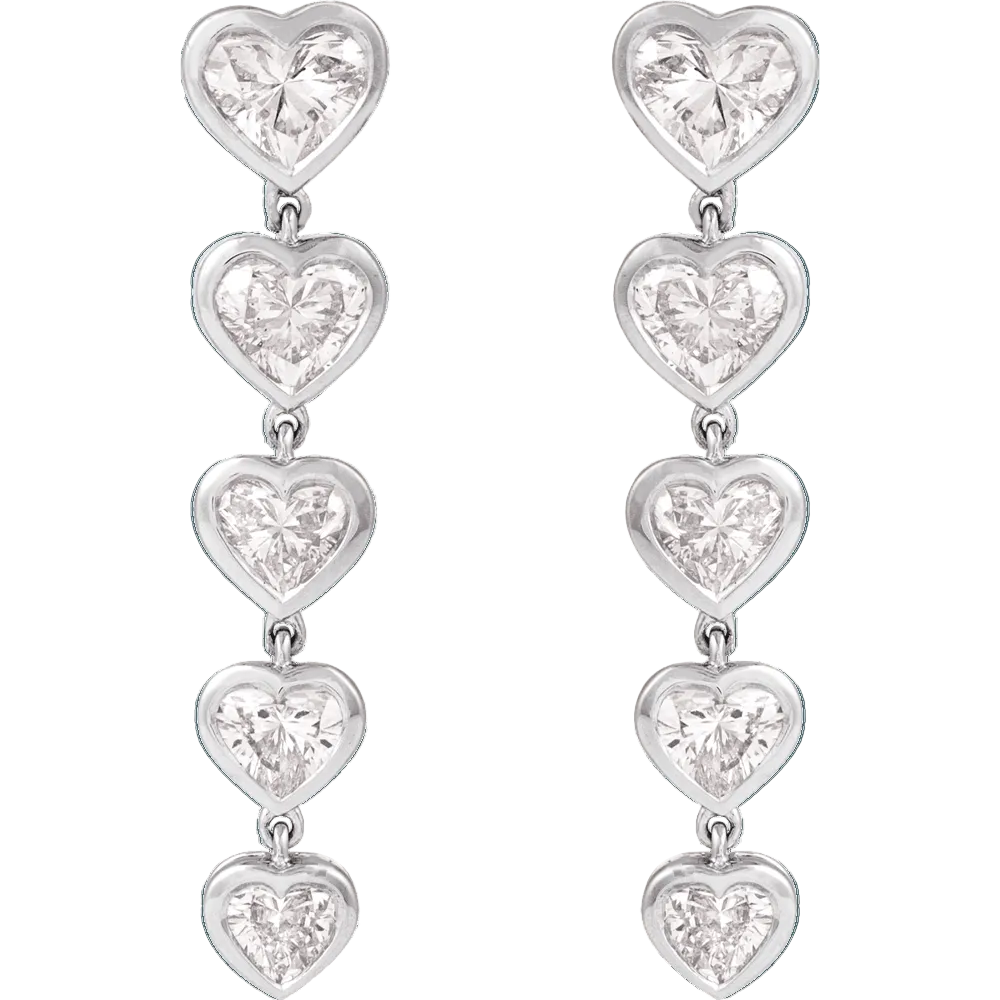 Date Night Heart Drop Earrings