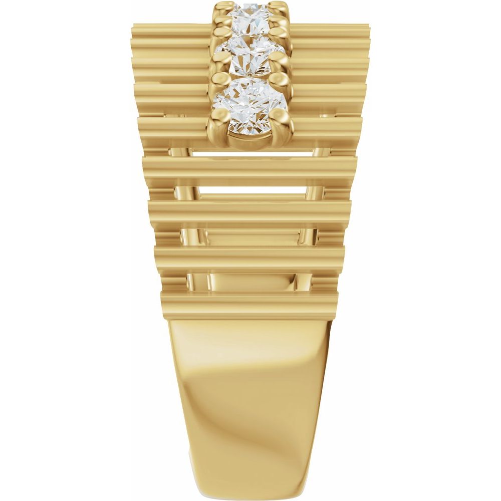 Muse Sculptural Diamond Band