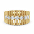 Muse Sculptural Diamond Band