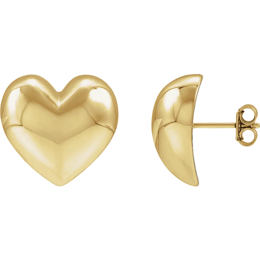 Grande Cutie Puffy Heart Earrings