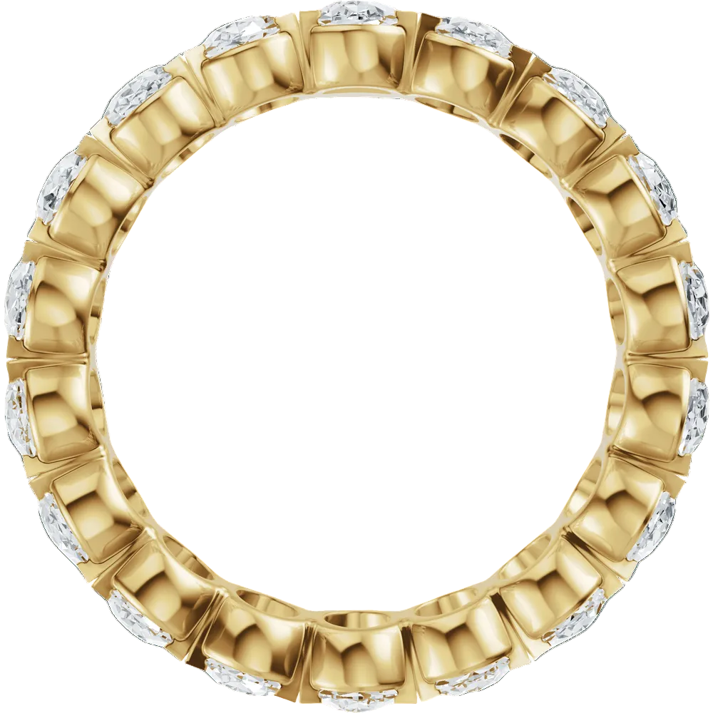 The Whimsy Oval Diamond Eternity Band