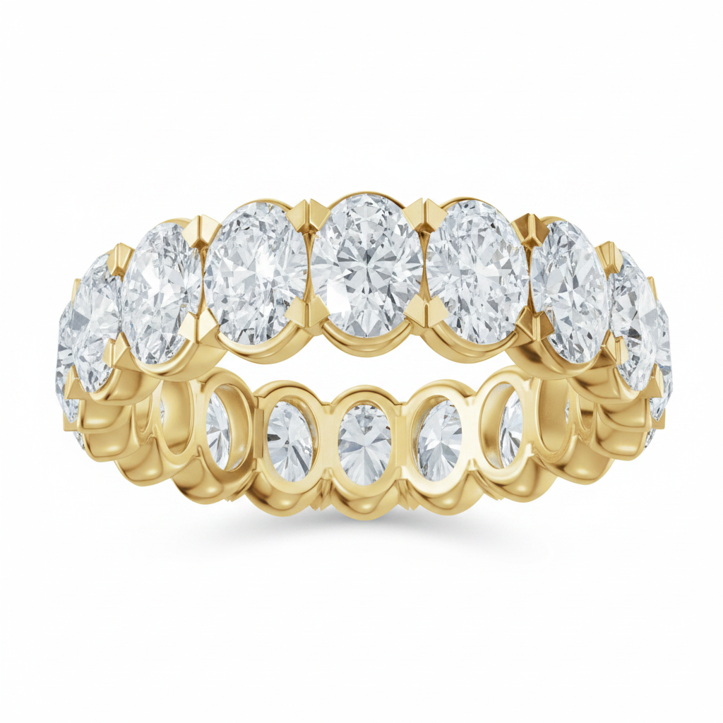 The Whimsy Oval Diamond Eternity Band