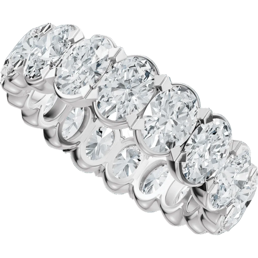 The Whimsy Oval Diamond Eternity Band