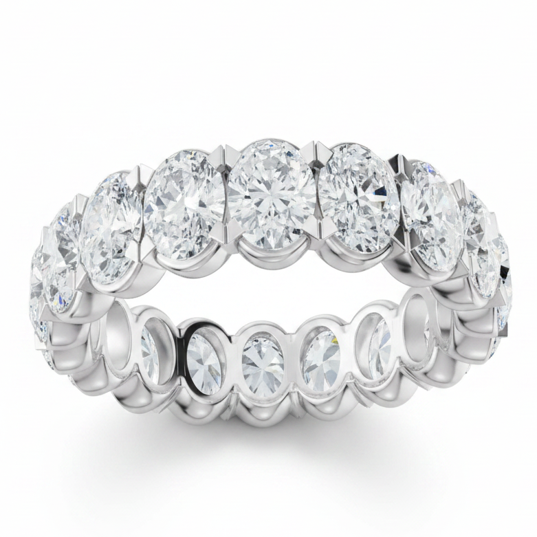 The Whimsy Oval Diamond Eternity Band
