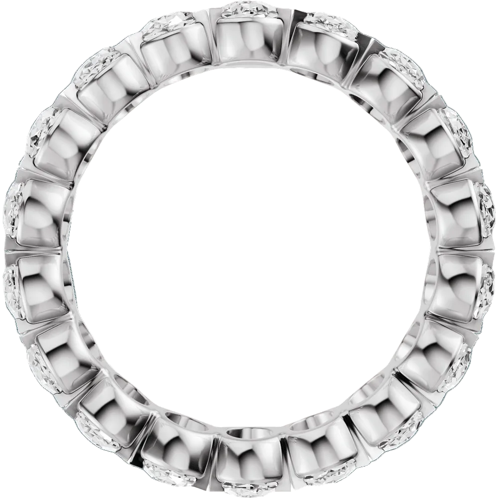 The Whimsy Oval Diamond Eternity Band