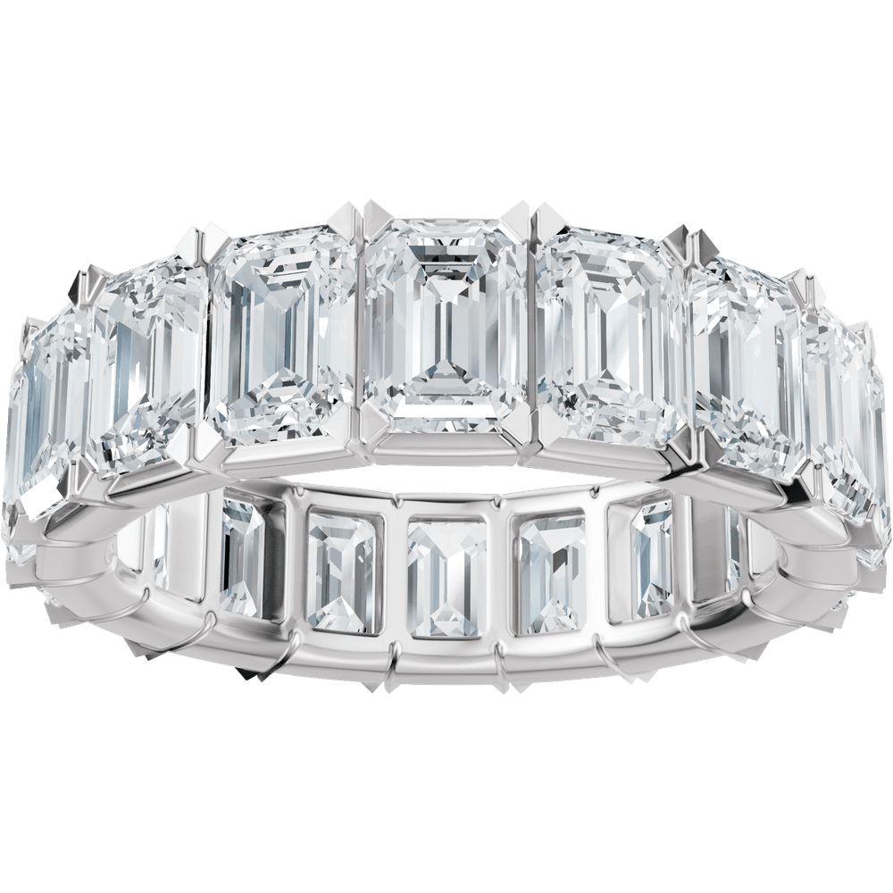 The Classic Emerald Eternity Band