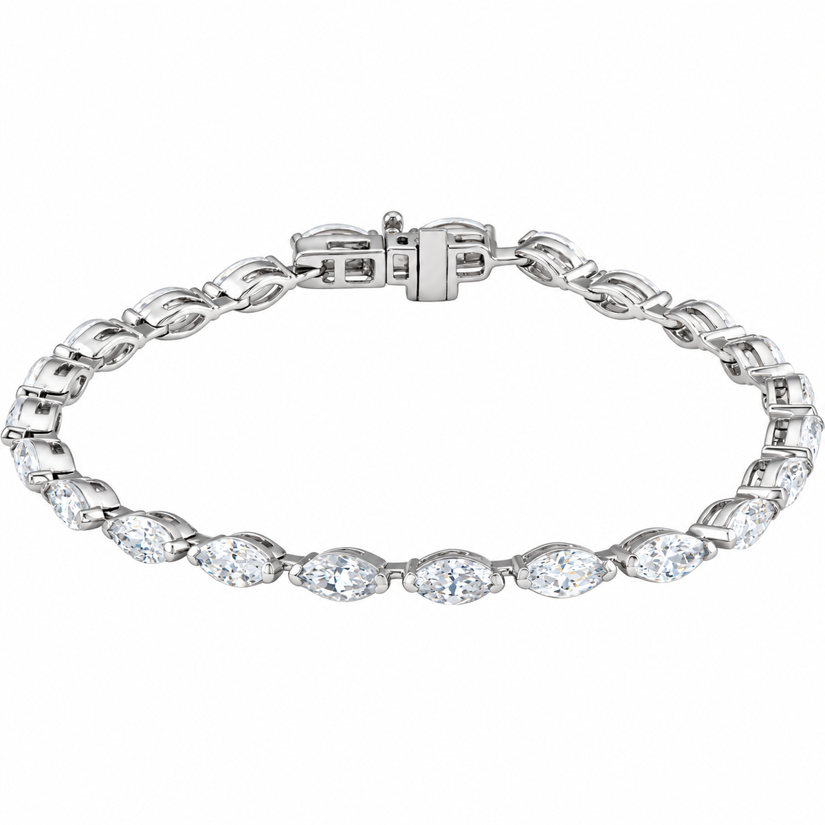 Manhattan Marquise Diamond Tennis Bracelet