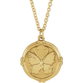 Enchanted Butterfly Medallian Necklace