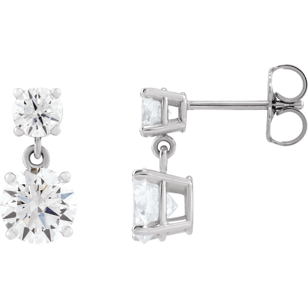 Magic Diamond Drop Earrings