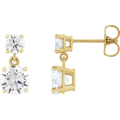 Magic Diamond Drop Earrings