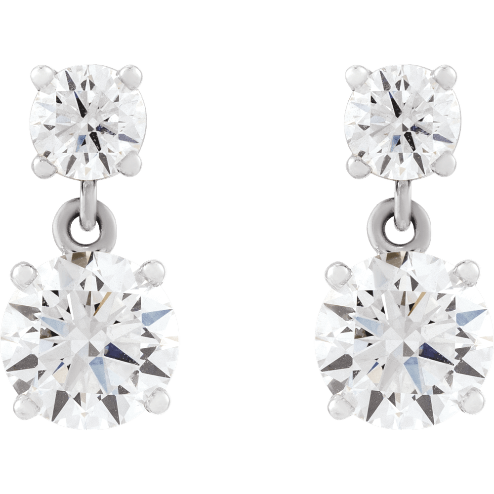 Magic Diamond Drop Earrings
