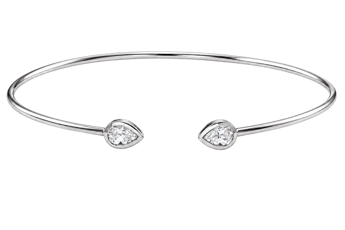 Capri Pear Diamond Cuff