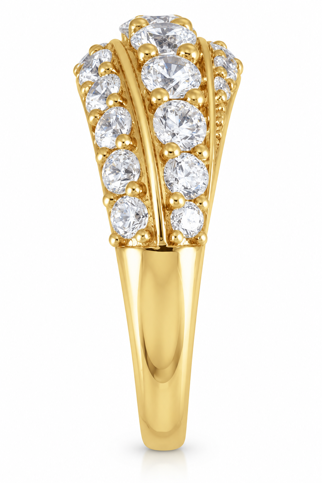 Diamond Croissant Ring