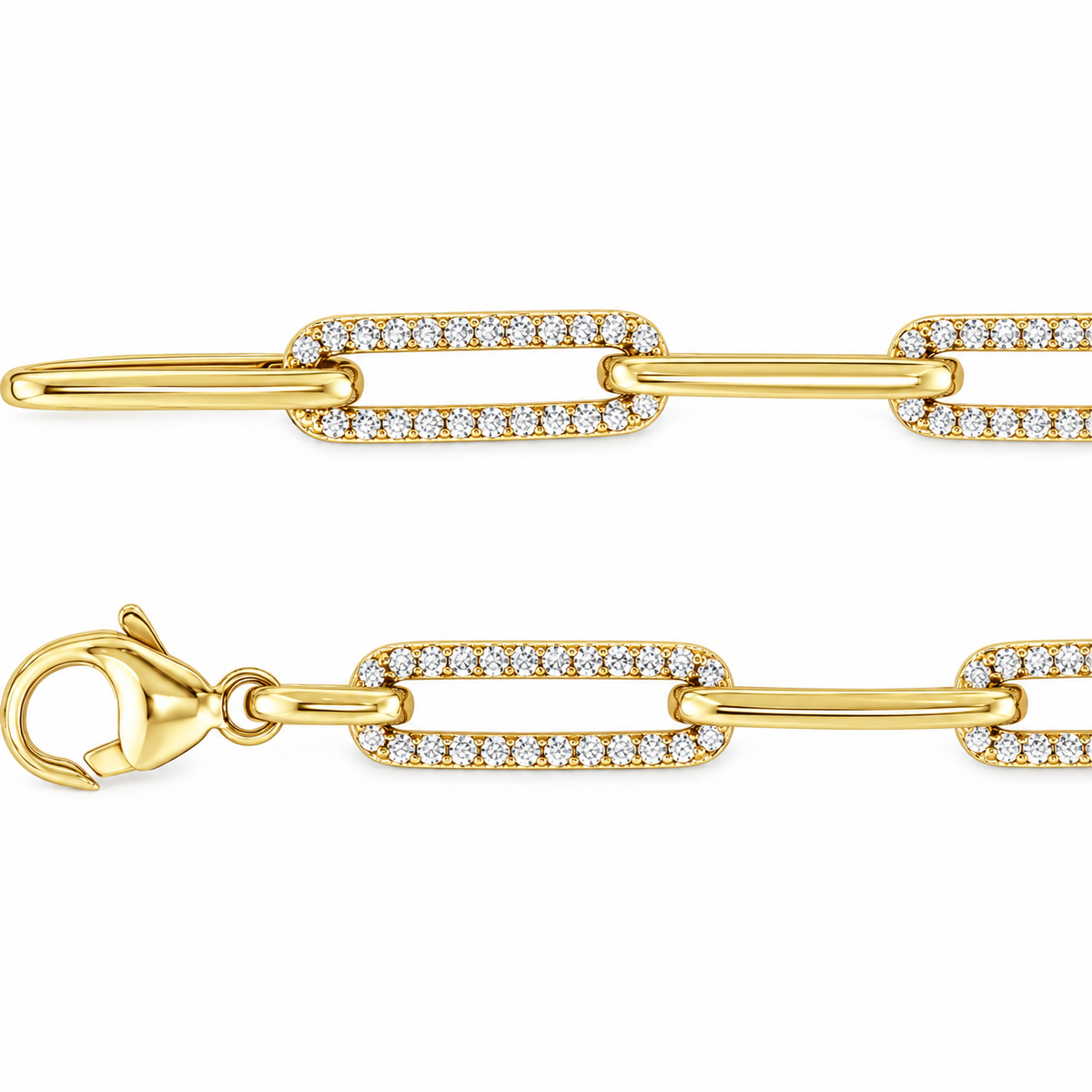 Paris Diamond Link Bracelet