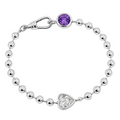Silver Core Memory Ball Chain Bracelet