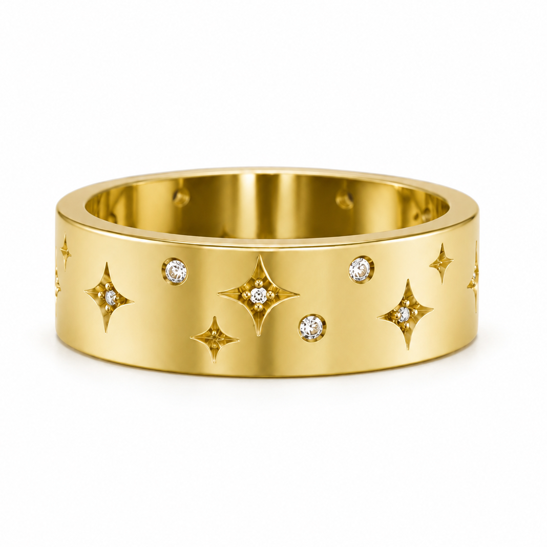 Fairy Dust Diamond Band