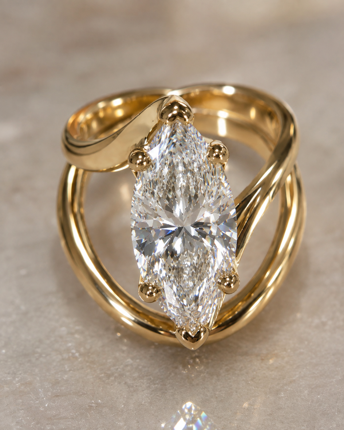 Monroe Marquise Engagement Ring