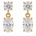 Magic Diamond 2 Carat Drop Earrings