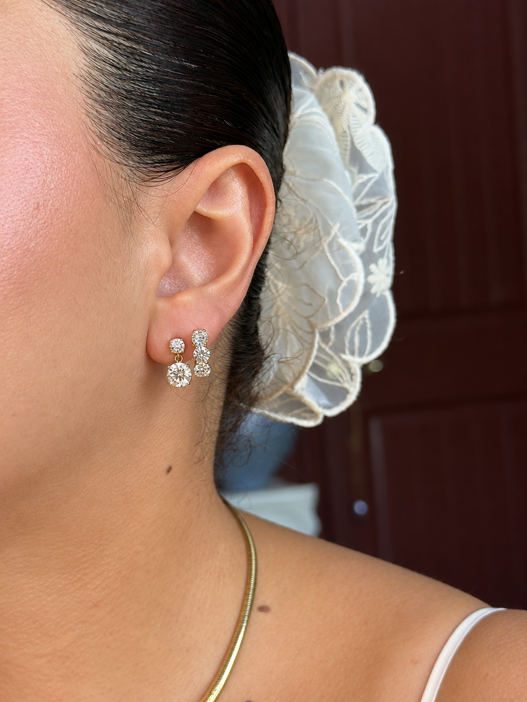 Magic Diamond 2 Carat Drop Earrings