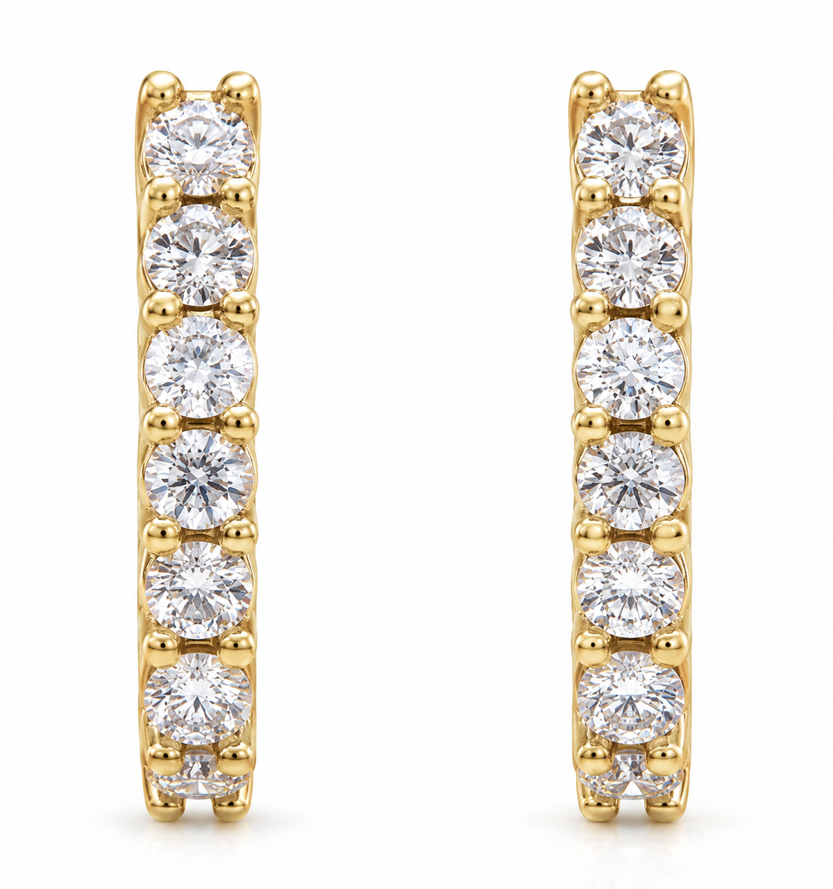 Ana Diamond Loop Earrings