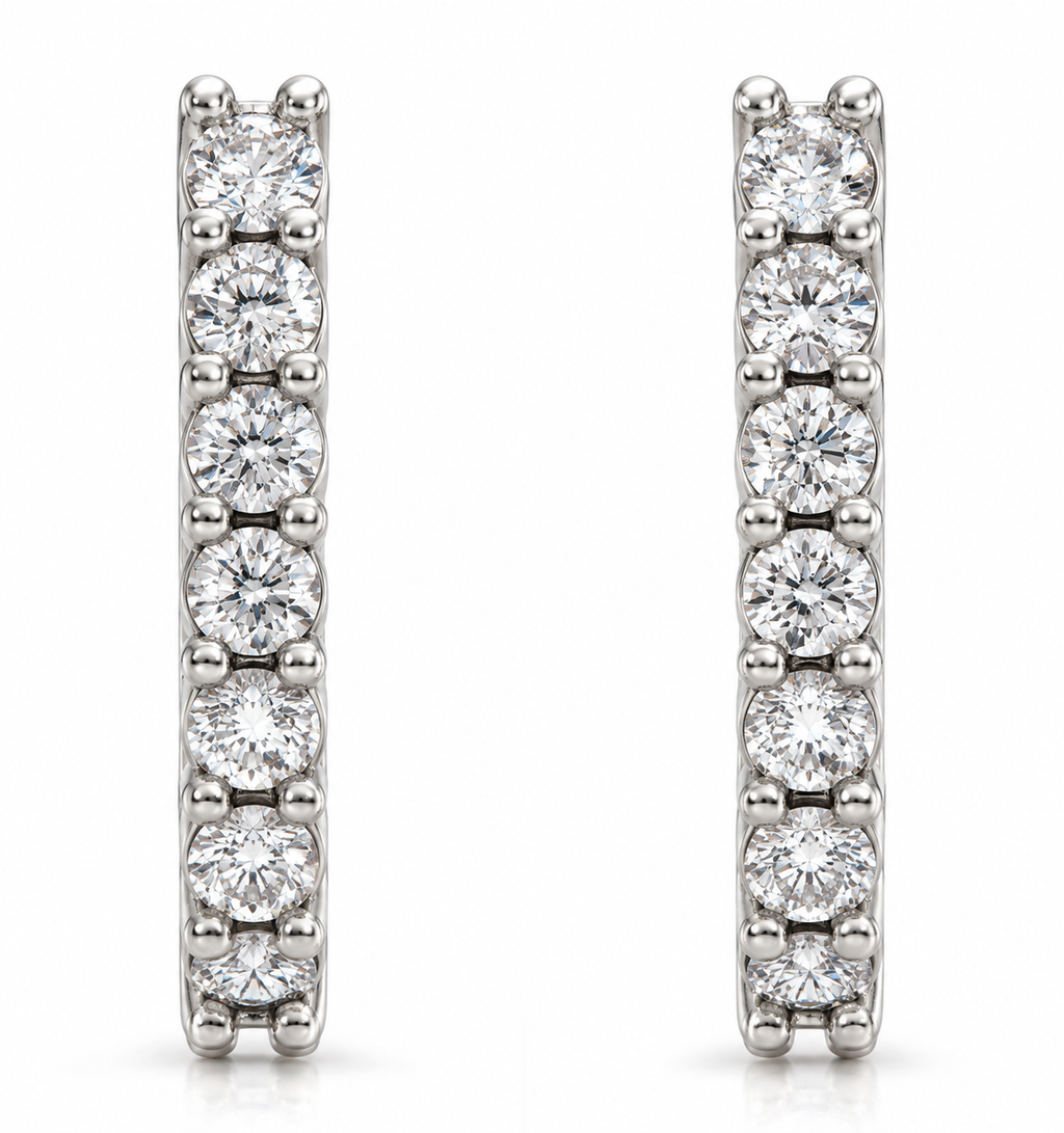 Ana Diamond Loop Earrings